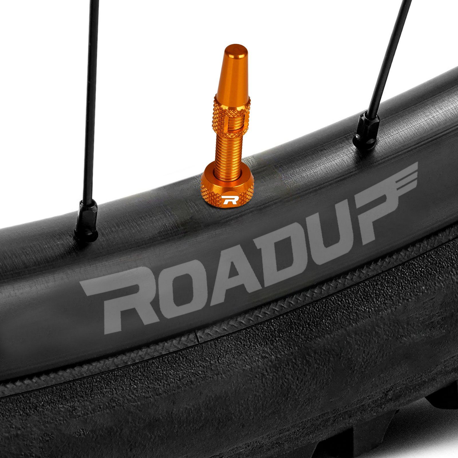 Roadup Tubeless Valve Stem Orange - 图片 5