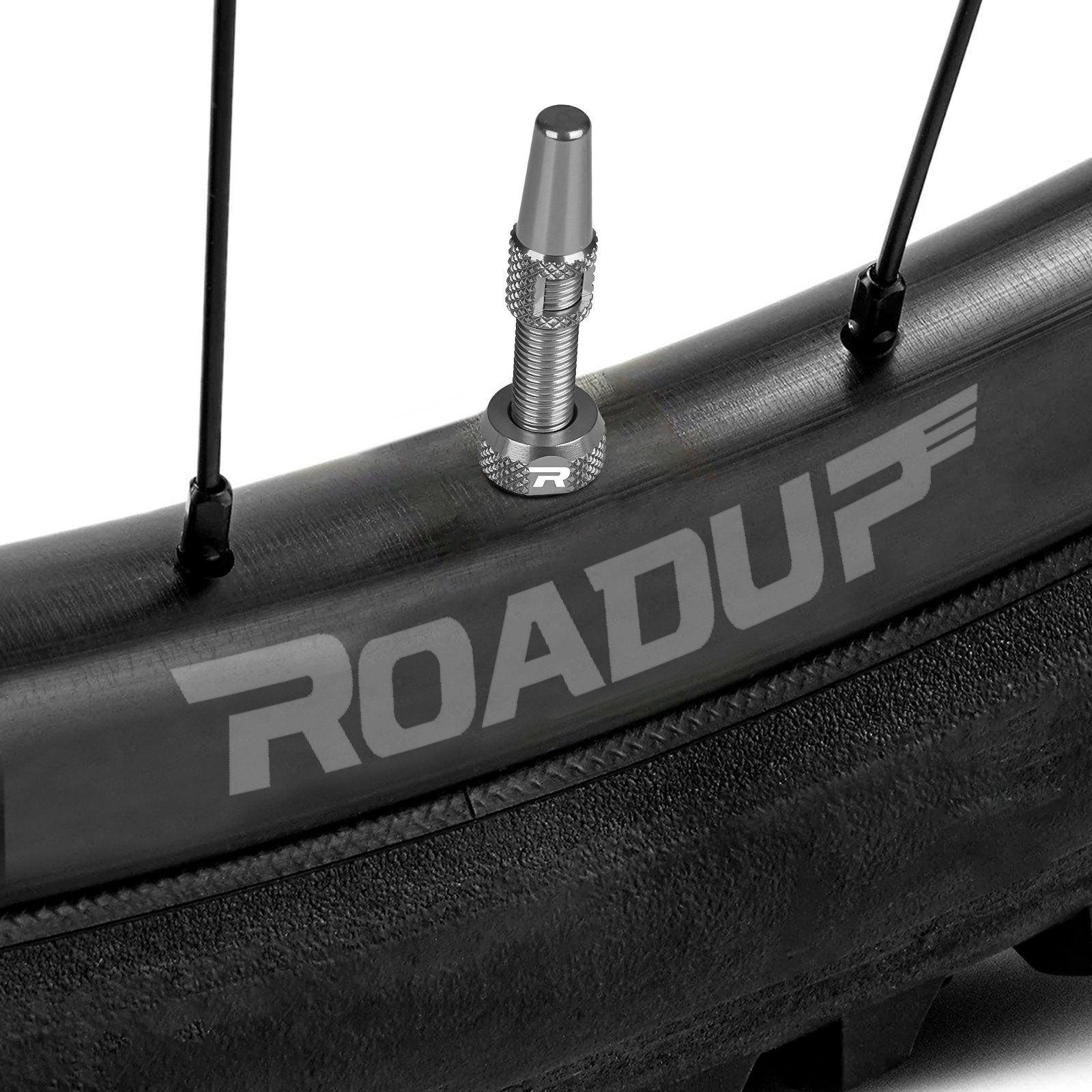 Roadup Tubeless Valve Stem Silver - 图片 6