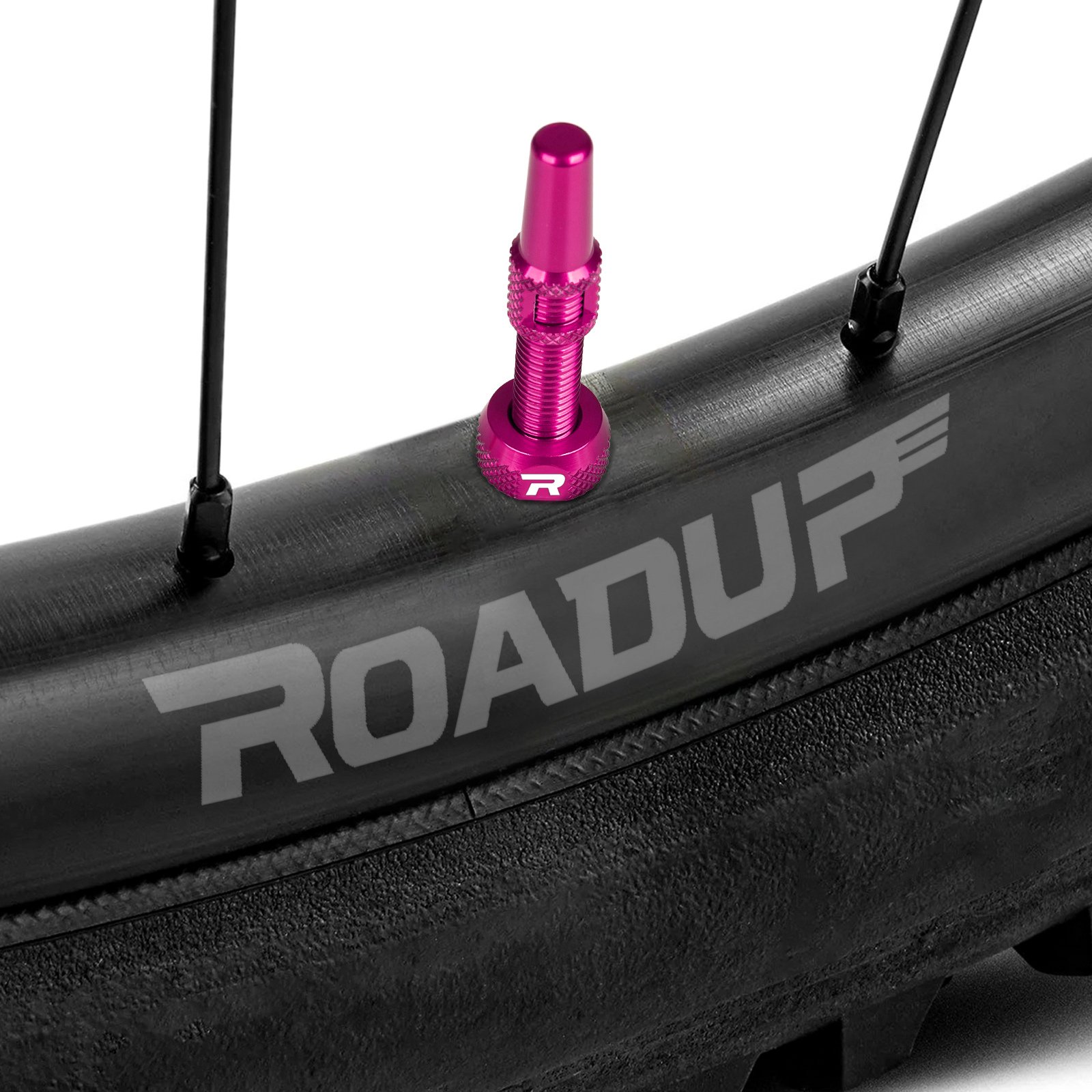 Roadup Tubeless Valve Stem Pink - 图片 5