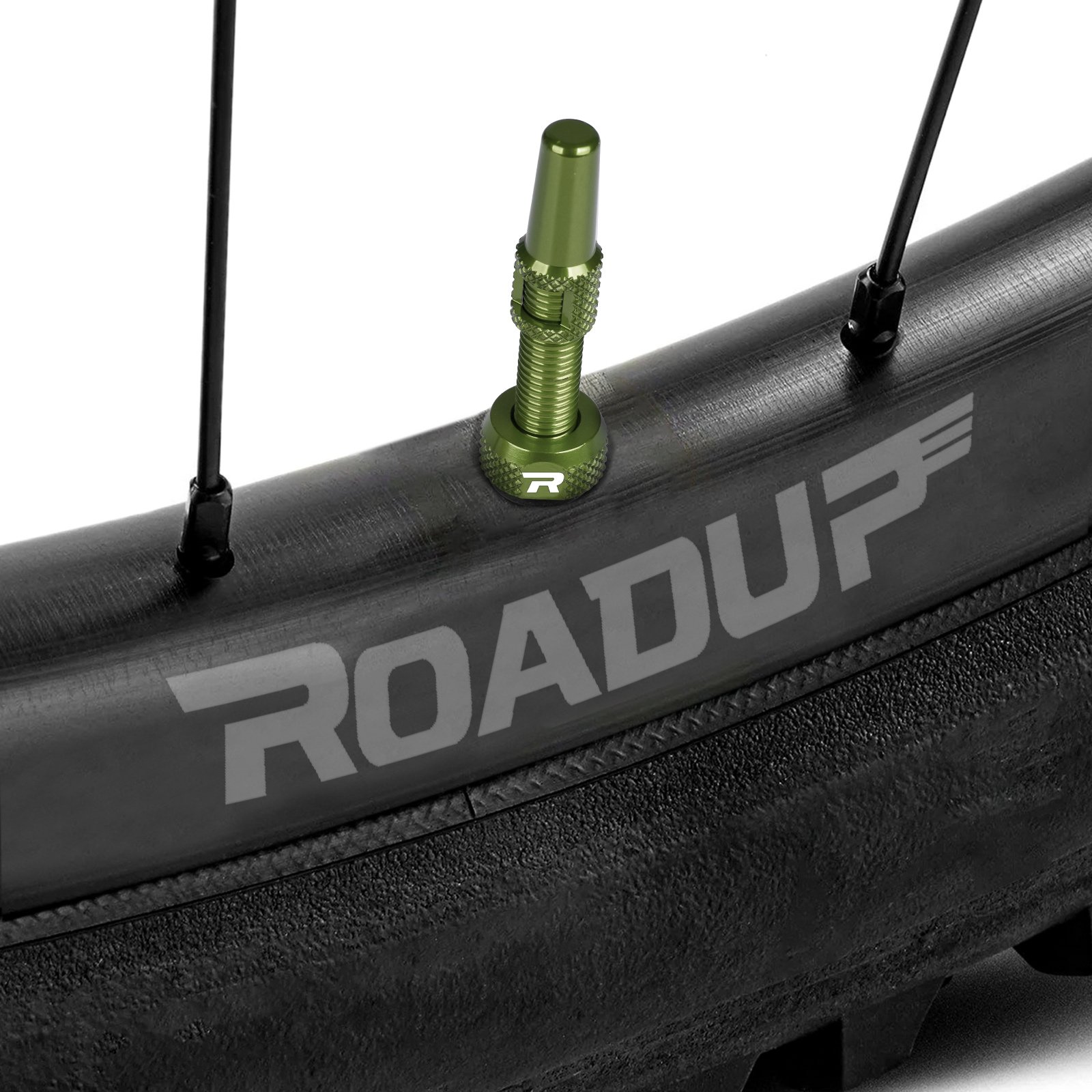 Roadup Tubeless Valve Stem Green - 图片 5