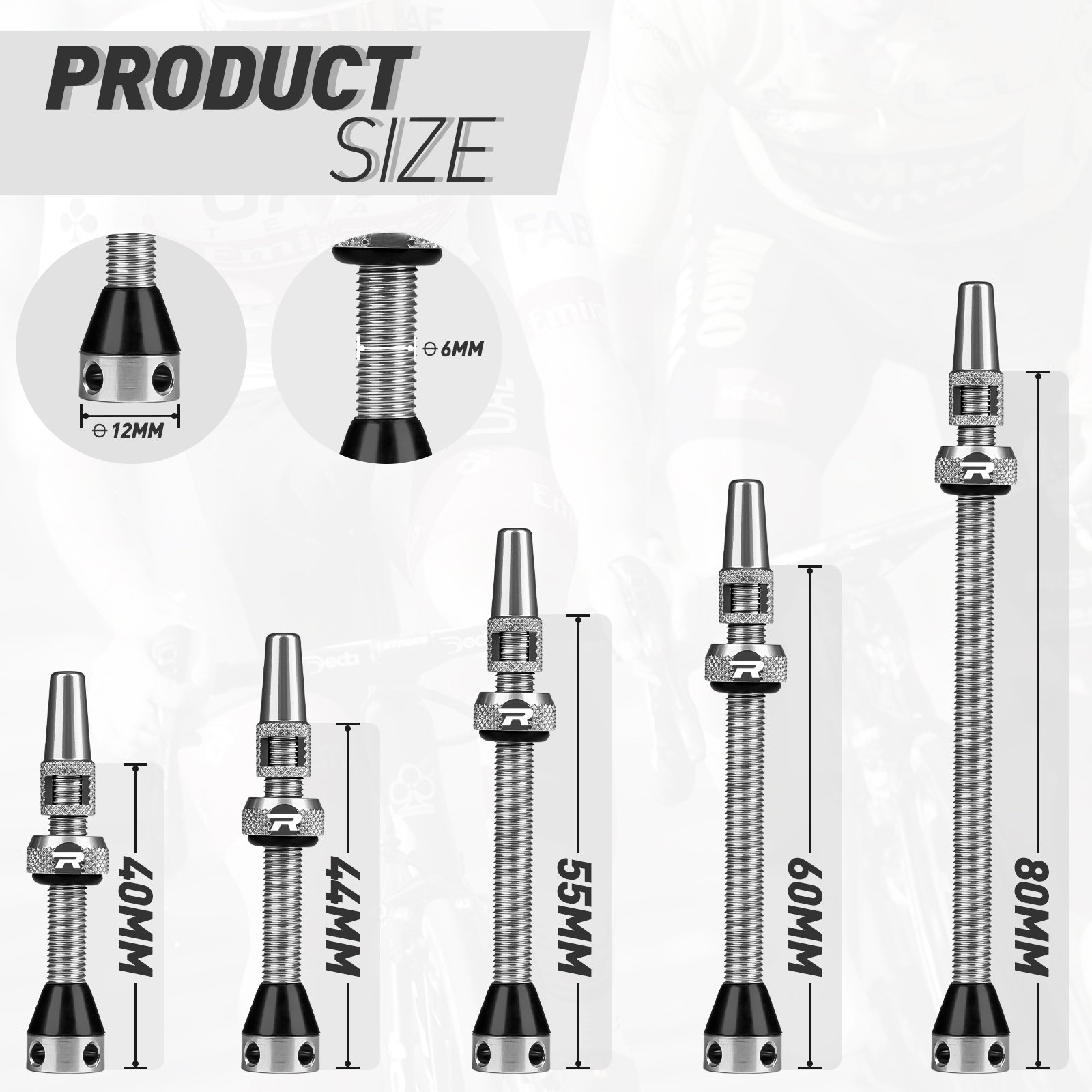 Roadup Tubeless Valve Stem Silver - 图片 4